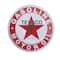Licensed Texaco Gasoline Motor Oil Dome Metal Sign